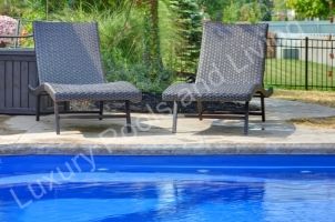 Galloway Ohio Cayman fiberglass swimming pool