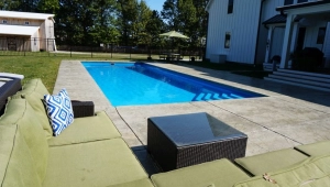 Delaware Palm Beach fiberglass swimming pool photo gallery